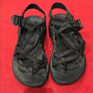 Chaco Black Outdoor Sandals with Adjustable Straps